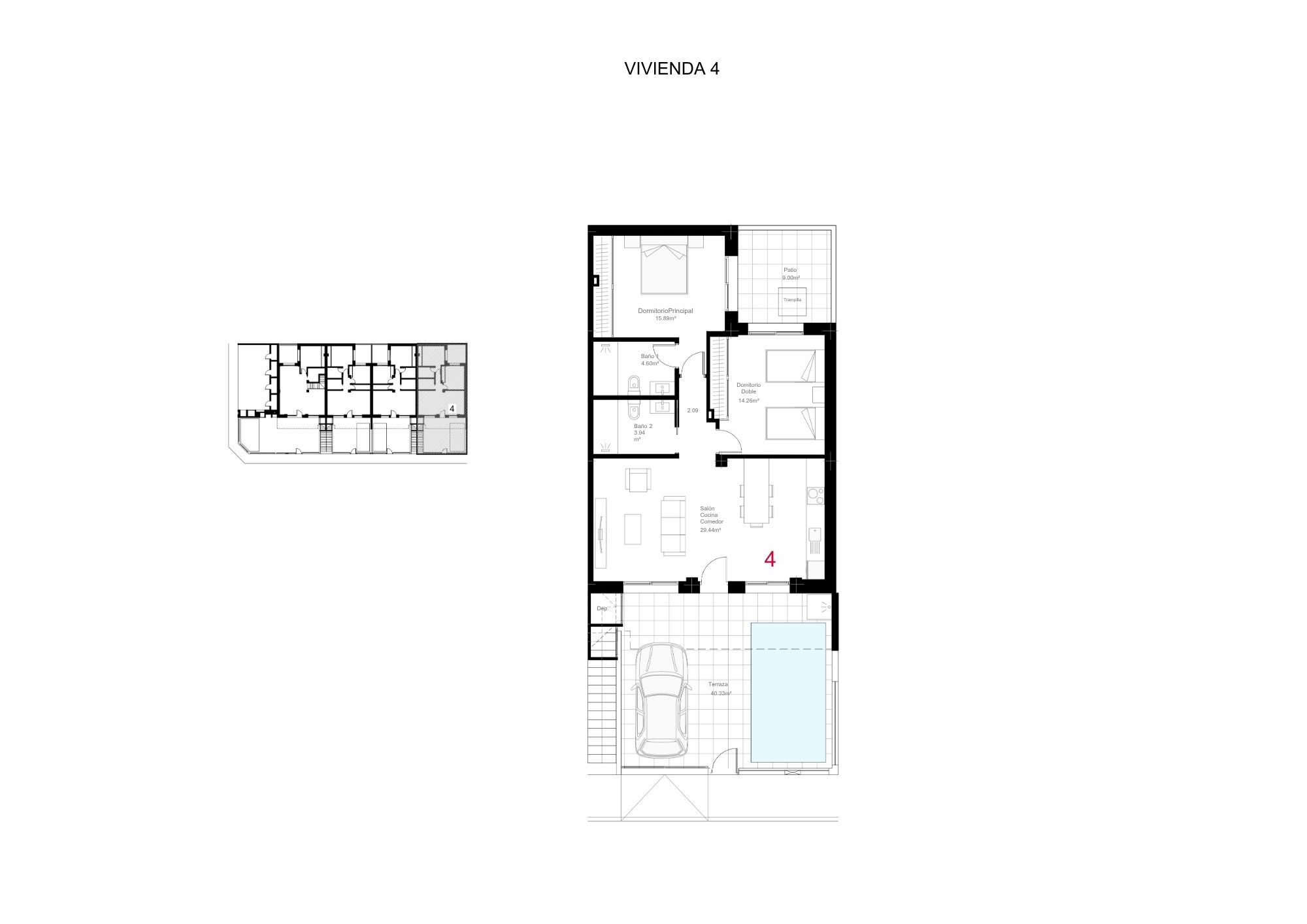 Bungalow in san pedro del pinatar
